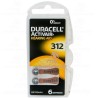 Bateria słuchowa DURACELL 312 6BL