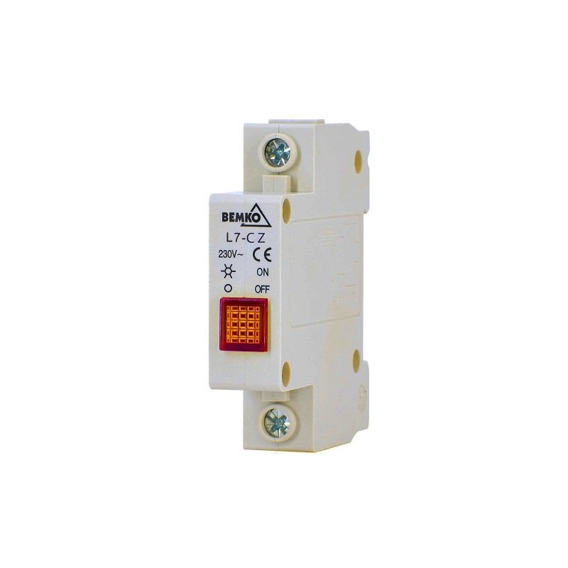 Lampka modułowa L7 czerwona 230V A15-L7-CZ