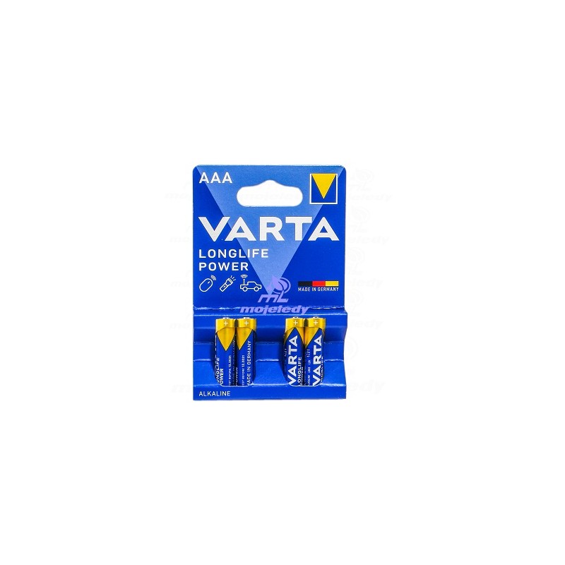 Bateria LR03 Varta  Longlife Power ALKALINE 4BL