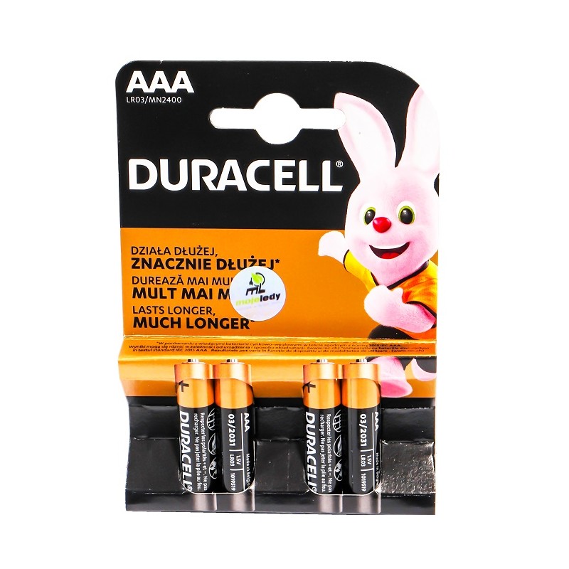 Bateria LR03 DURACELL DURALOCK 4BL