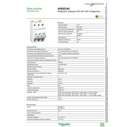 Rozłącznik mod.40A 3Z iSW schneider A9S65340