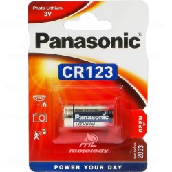 Bateria CR 123A Panasonic Lithium 3V