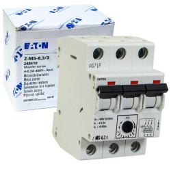 Wyłącznik silnikowy 3P 2,2kW 4-6,3A 248410 EATON