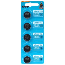Bateria CR 1620 Vinnic Litium 3V 5BL