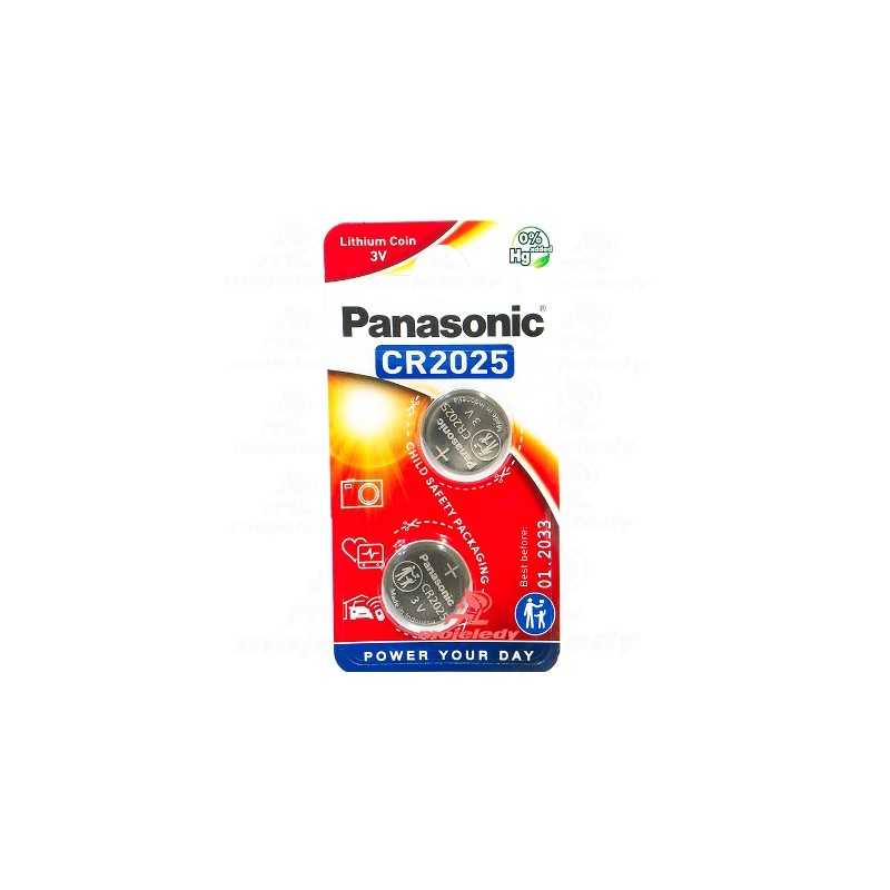 Bateria CR 2025 Panasonic LITHIUM 2BL