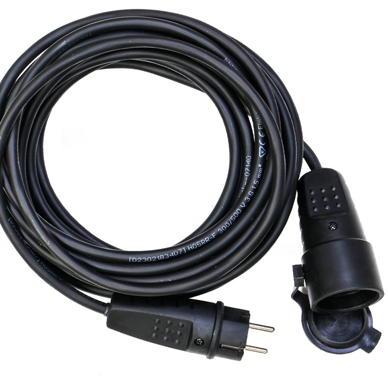 Przedłużacz gumowy OW 3x1,5 z/u gn wt H05RR-F 39m