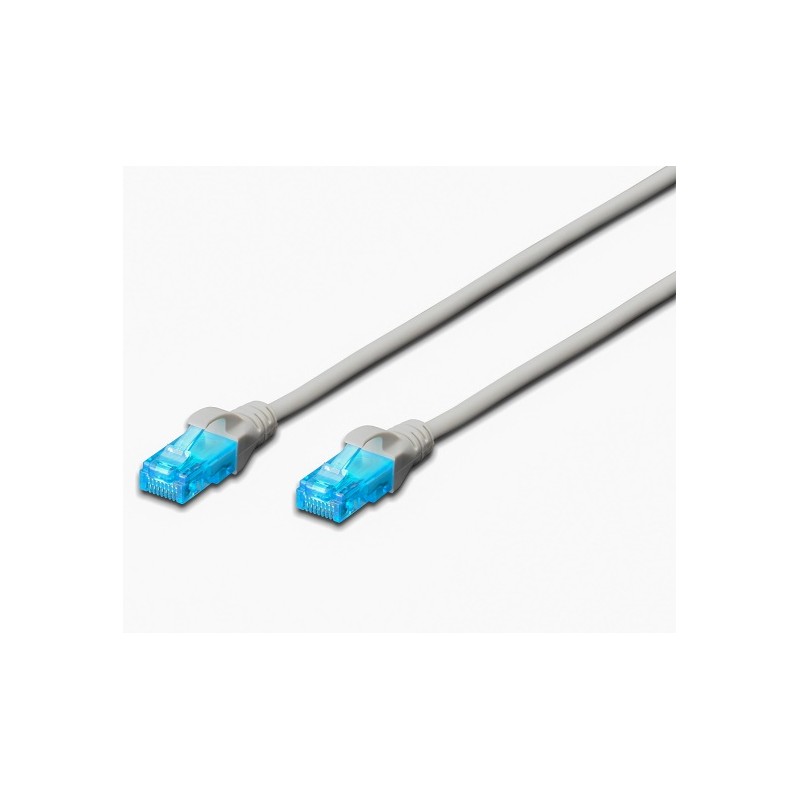 Kabel krosowy Patch Cord U/UTP kat.5e szary 7m