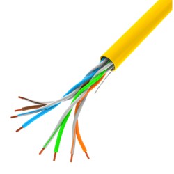 Kabel KABEL LAN UTP 100MB/S 305M ŻÓŁTY