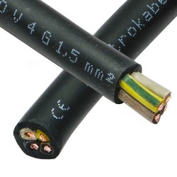 Przewód warsztatowy OW 4x1,5 żo guma ELEKTROKA 50m
