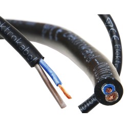 Przewód warsztatowy OW 2x1,5 guma elektrokabel 25m