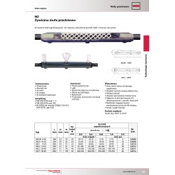 Mufa żywiczna przelotowa MZ00 EG 1,5-2,5mm2 124505