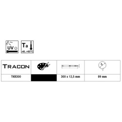 Opaska rzepowa TRK 300/12 10szt 