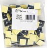 Uchwyt samoprzylepny czarne 19x19 HW-3AC op 100szt