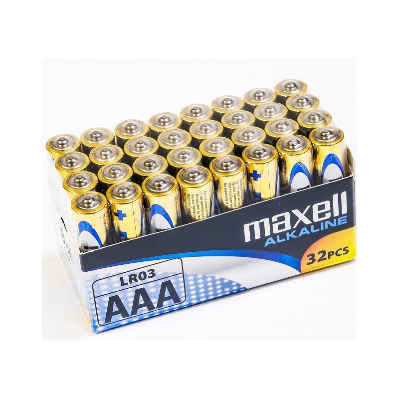 32 x bateria alkaliczna Maxell Alkaline LR03/AAA
