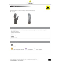 Rękawice dziane z poliestru Poliuretanem 9