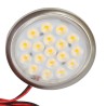 IDET opr meblo LED 1,5W 12V okrągł zimna LUX05032