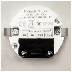 opr schodow b/n BERYL satyna 1,5W 12V PIR LUX02122