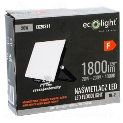 Naświetlacz NL-2 20W 4000K EC20311 Eco light