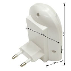 Lampka do kontaktu LED cz.zmierzchu MB-1186 0,1W