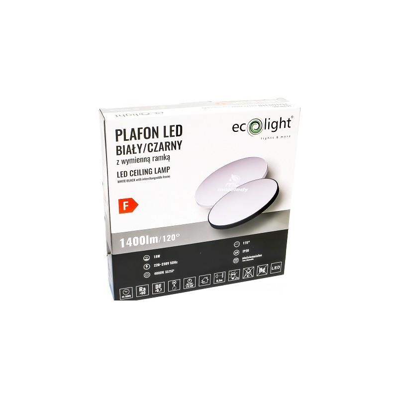 Plafon LED 18W 1440lm IP20 4000K 250 EC20506