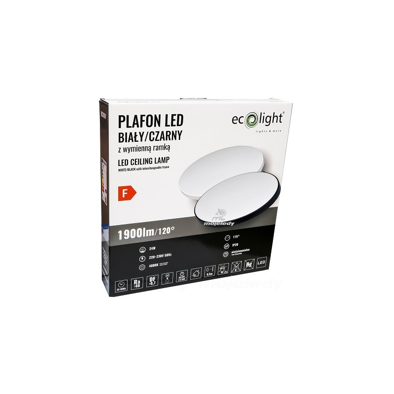 Plafon LED 24W 1900lm IP20 4000K 330 EC20507