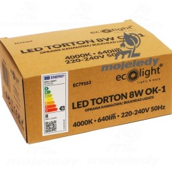 Plafon LED 8W 640lm 4000K IP54 EC79163