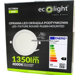 Oprawa panel LED 4000K NW 18W EC79804