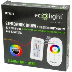 Sterownik radiowy 12V DC RGBW 18A 288W