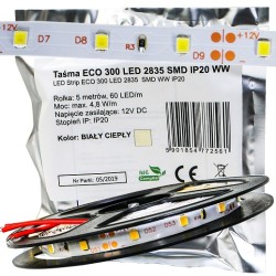 Taśma 300 LED 2835SMD 24W...