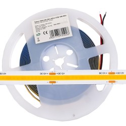 Taśma COB 384 led 2835 50W 12V DC CW 5m