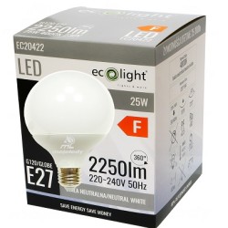 Żarówka LED 25W E27 4000K kula EC20422