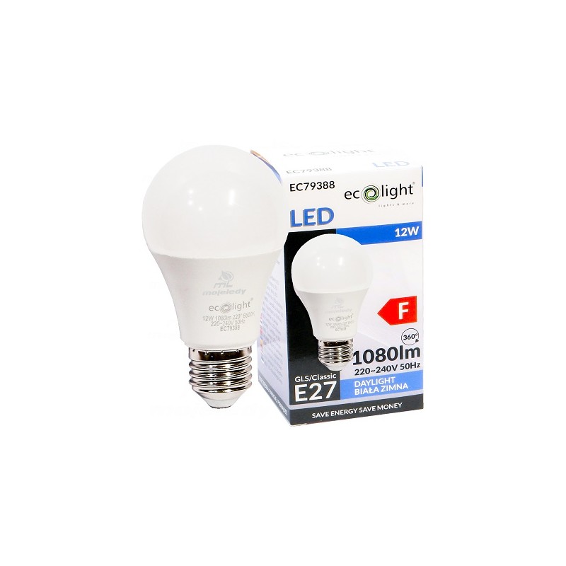 żarówka led CLASSIC E27 12W 6000K EC79388