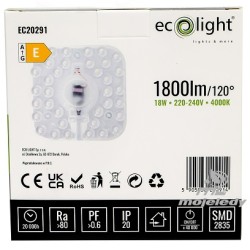 Wkład LED 18W 4000K 1800lm z magnesem EC20291