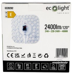 Wkład LED 24W 4000K 2400lm z magnesem EC20292