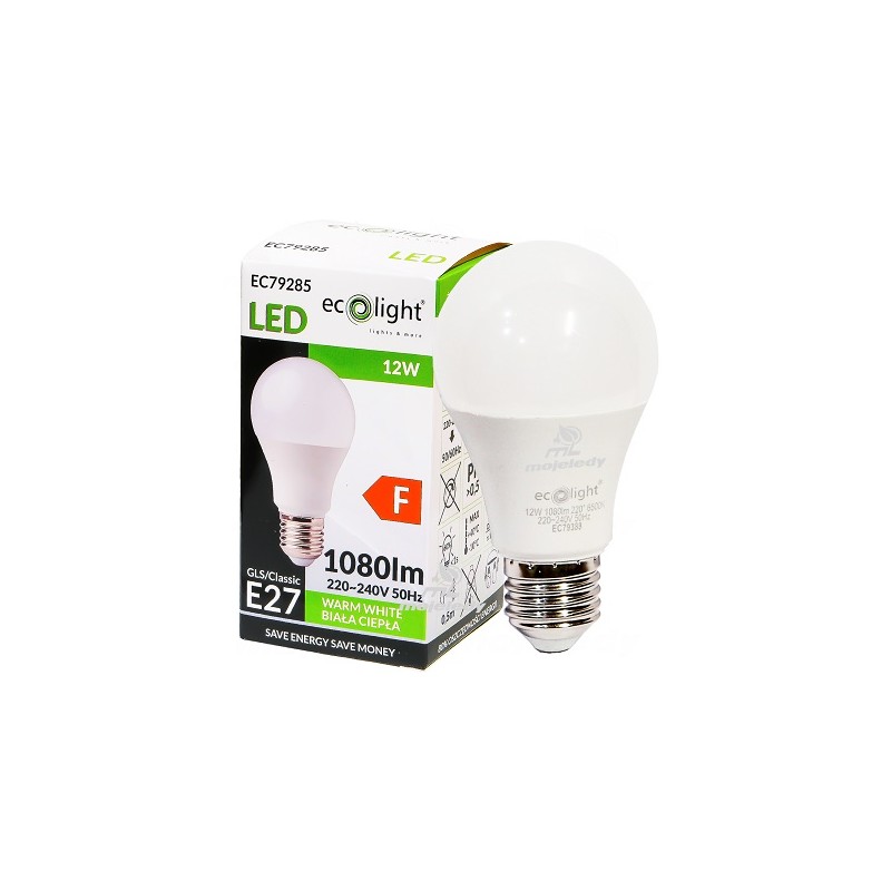 żarówka led CLASSIC E27 12W 3000K EC79285