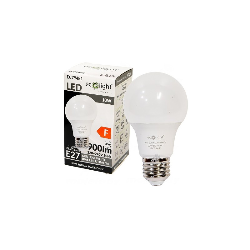 żarówka led CLASSIC E27 10W 4000K EC79481