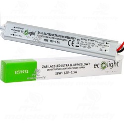 Zasilacz led 1,5A 18W 12V...