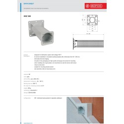 Puszka do dociepleń 120x120x317,5mm KEZ KEZ KB