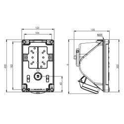 Rozdzielnia PCE Combopol L-0-P 32A 4P 960624401W