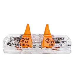 Szybkozłączka przelotowa 2x0,2-4mm2 221-241 1szt 