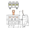 Złączka zasilająca 3-biegunowa 294-5423 Wago