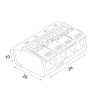 Szybkozłączka 4x0,5-4mm2 CMK-624 39.624 25szt 