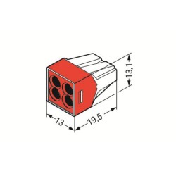 Szybkozłączka 4x 1,5-4mm2...