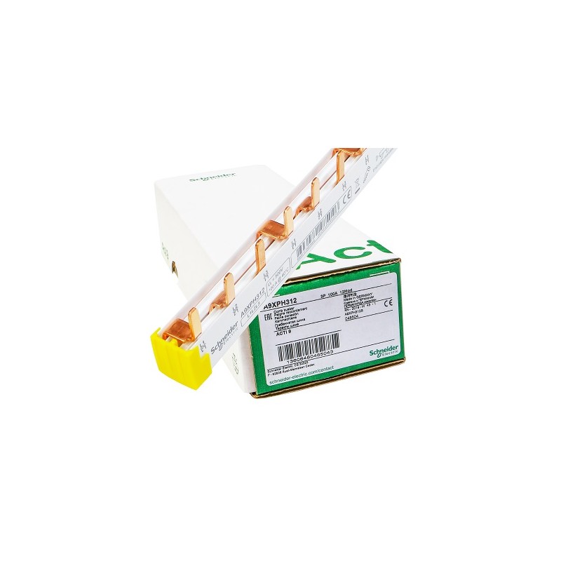 Szyna łączeniowa 3P 100A sztyftowa 12 mod A9XPH312