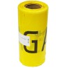 Folia żółta z nadrukiem szerokość 20 cm PTS 100m