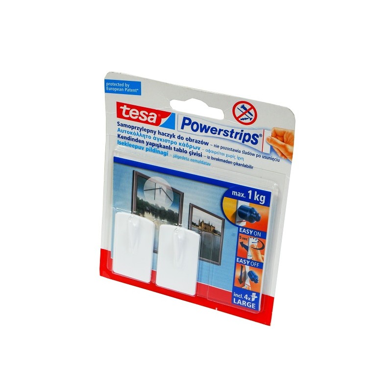 Haczyk samoprzylepny POWERSTRIPS do obrazów 2szt