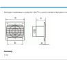 Wentylator łazienkowy 230V 125S Vents