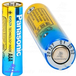 8x Bateria alkaiczna AAA LR03 Panasonic EVOLTA