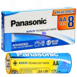 8x Bateria alkaiczna AA LR06 Panasonic EVOLTA