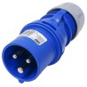 Wtyczka przenośn 16A 3P 230V nieb SHARK 013-6v PCE